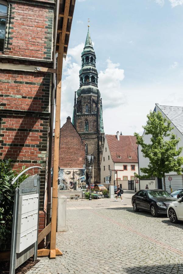 Apartmenthaus Am Dom Maisonette Mit Parkplatz Zwickau Exterior foto